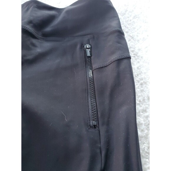Athleta Women's Stellar Tight Pants Size Med Black Zip Pockets Travel Work - Picture 4 of 11